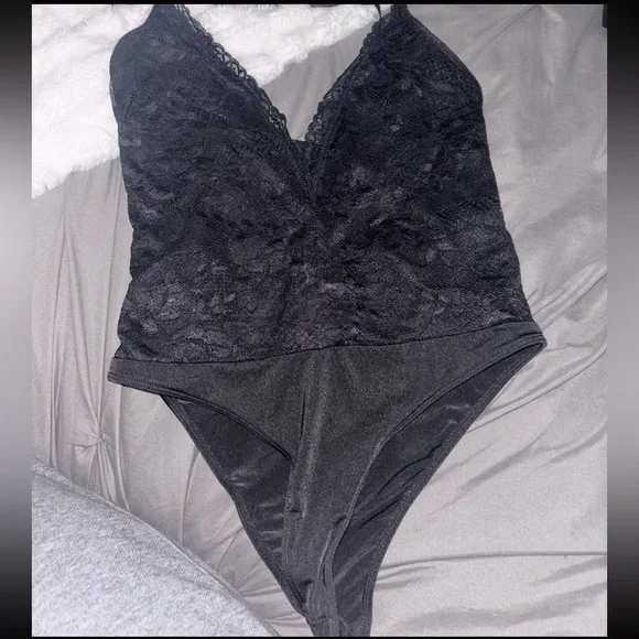 Out from under lace trim bodysuit - Picture 2 of 6